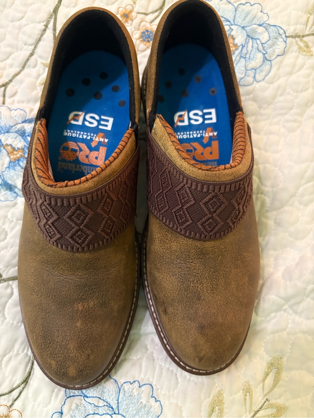 Timberland PRO Women’s Brown Slip-On Work Loafers 6.5